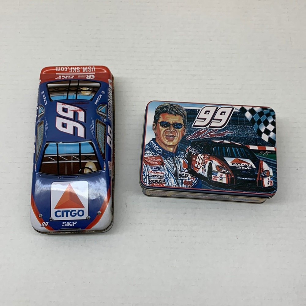 Jeff Burton #99 Collectible Tin Set of 2